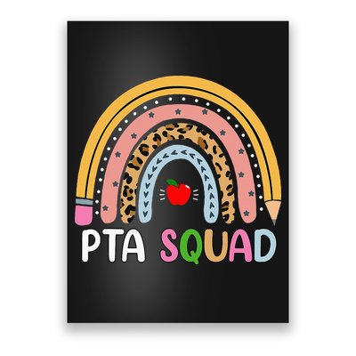 PTA Squad Leopard Rainbow Physical Therapist Assistant PTA Poster