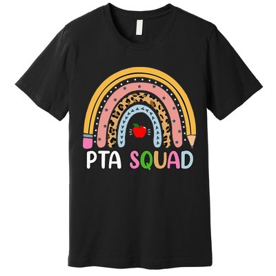 PTA Squad Leopard Rainbow Physical Therapist Assistant PTA Premium T-Shirt