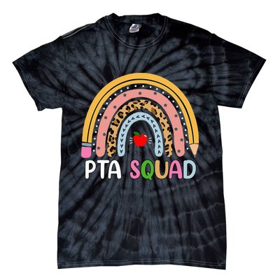 PTA Squad Leopard Rainbow Physical Therapist Assistant PTA Tie-Dye T-Shirt
