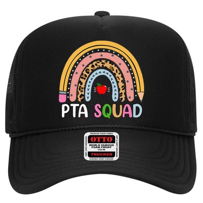 PTA Squad Leopard Rainbow Physical Therapist Assistant PTA Trucker Hat
