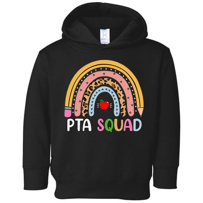 PTA Squad Leopard Rainbow Physical Therapist Assistant PTA Toddler Hoodie