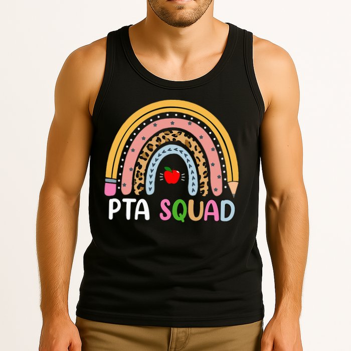 PTA Squad Leopard Rainbow Physical Therapist Assistant PTA Tank Top