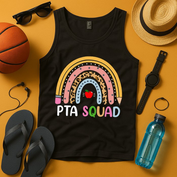 PTA Squad Leopard Rainbow Physical Therapist Assistant PTA Tank Top