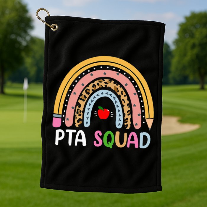 PTA Squad Leopard Rainbow Physical Therapist Assistant PTA Golf Towel