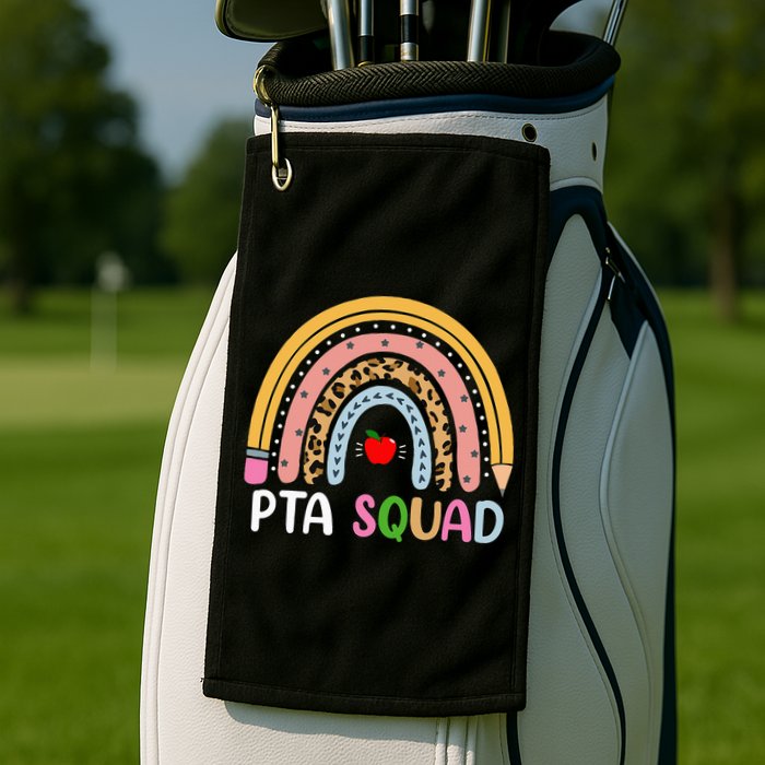 PTA Squad Leopard Rainbow Physical Therapist Assistant PTA Golf Towel