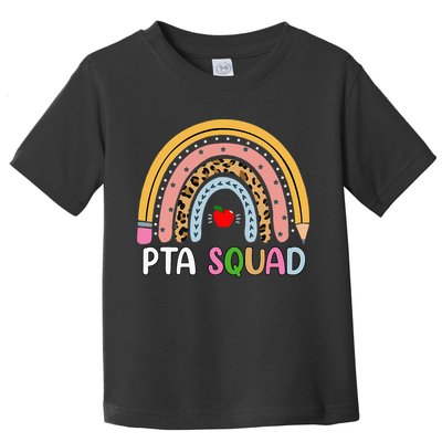 PTA Squad Leopard Rainbow Physical Therapist Assistant PTA Toddler T-Shirt