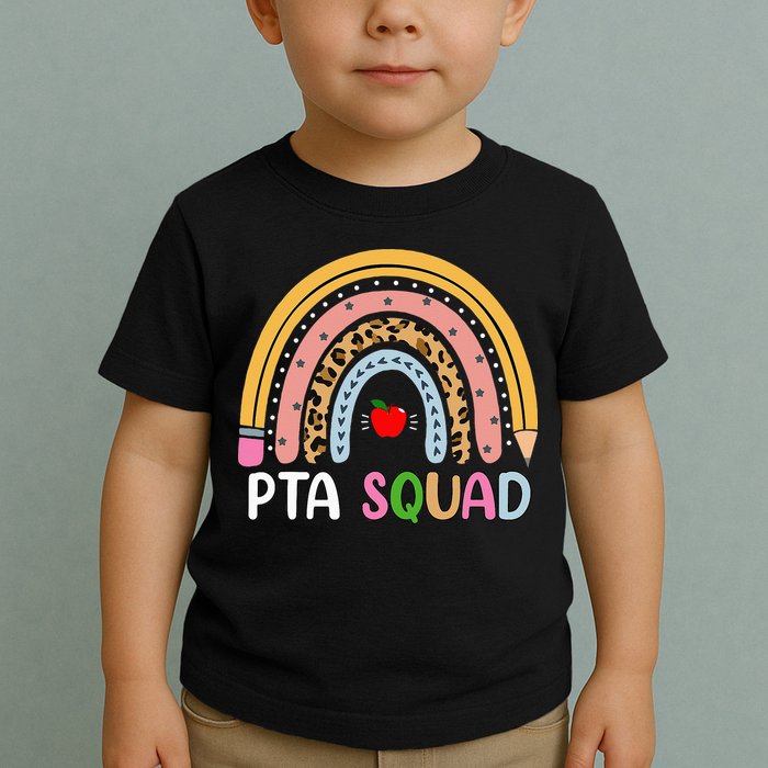PTA Squad Leopard Rainbow Physical Therapist Assistant PTA Toddler T-Shirt
