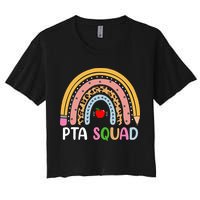 PTA Squad Leopard Rainbow Physical Therapist Assistant PTA Crop Top