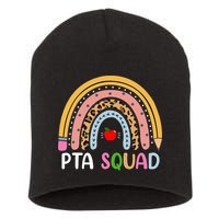 PTA Squad Leopard Rainbow Physical Therapist Assistant PTA Short Acrylic Beanie