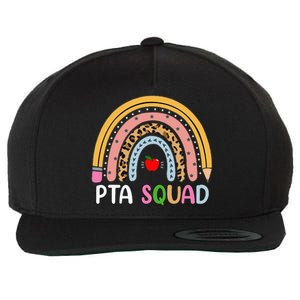 PTA Squad Leopard Rainbow Physical Therapist Assistant PTA Wool Snapback Cap