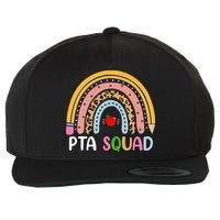 PTA Squad Leopard Rainbow Physical Therapist Assistant PTA Wool Snapback Cap