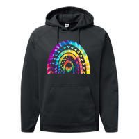 PEACE SIGN LOVE Shirt 60s 70s Tie Dye Hippie Costume Performance Fleece Hoodie