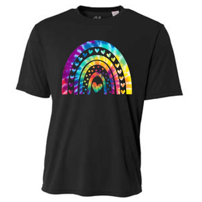 PEACE SIGN LOVE Shirt 60s 70s Tie Dye Hippie Costume Cooling Performance Crew T-Shirt