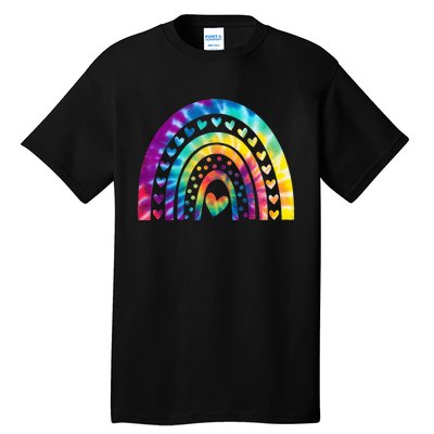 PEACE SIGN LOVE Shirt 60s 70s Tie Dye Hippie Costume Tall T-Shirt