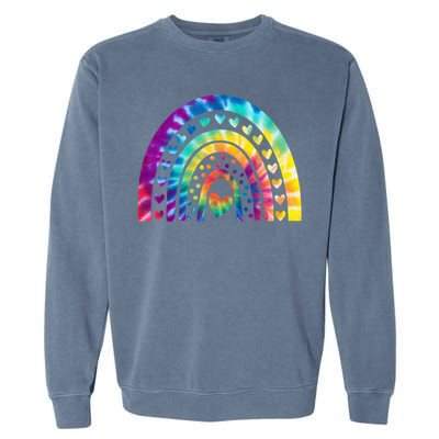 PEACE SIGN LOVE Shirt 60s 70s Tie Dye Hippie Costume Garment-Dyed Sweatshirt