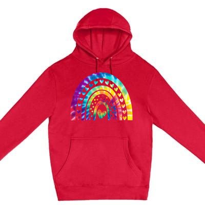 PEACE SIGN LOVE Shirt 60s 70s Tie Dye Hippie Costume Premium Pullover Hoodie