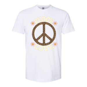 Peace Sign Love 60s 70s Costume Groovy Hippie Theme Party Softstyle CVC T-Shirt