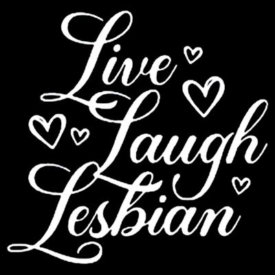 Pander Store Live Laugh Lesbian T-Shirt