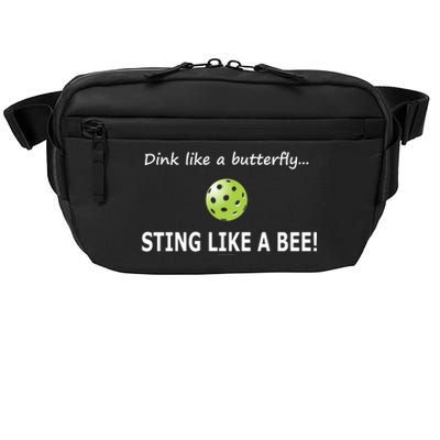 Pickleball Dink like a butterfly Sting Like A Bee Crossbody Pack