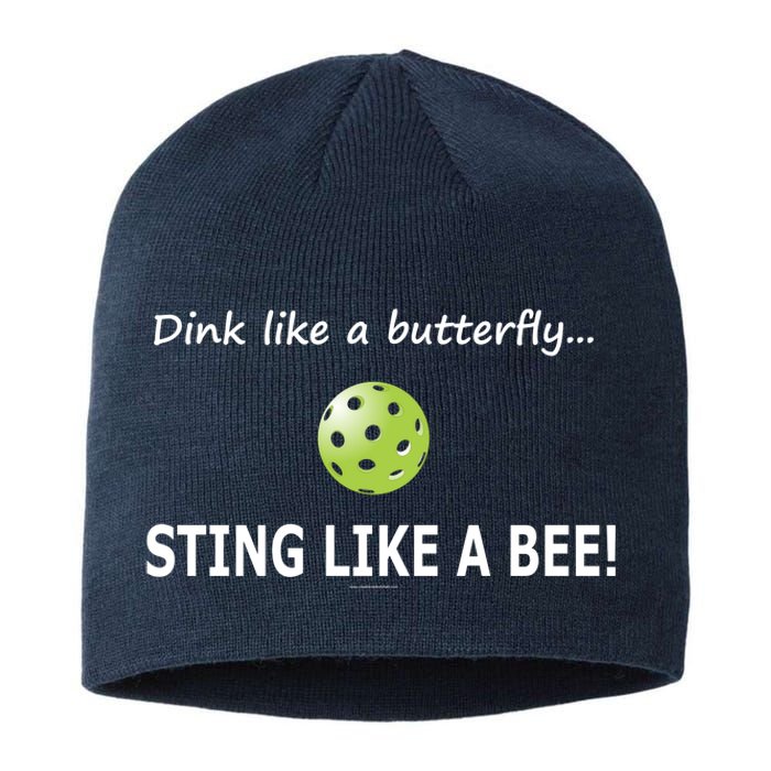 Pickleball Dink like a butterfly Sting Like A Bee Sustainable Beanie