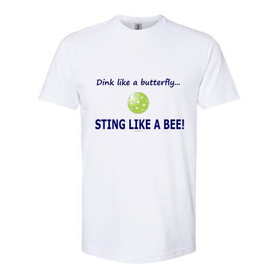 Pickleball Dink like a butterfly Sting Like A Bee Softstyle® CVC T-Shirt