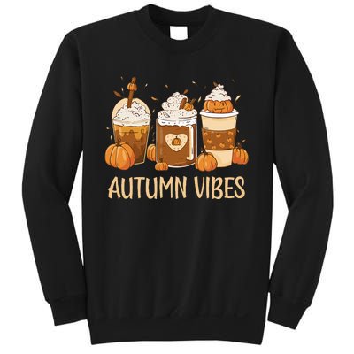 Pumpkin Spice Latte Fall Autumn Vibes Pumpkin Spice Coffee Sweatshirt