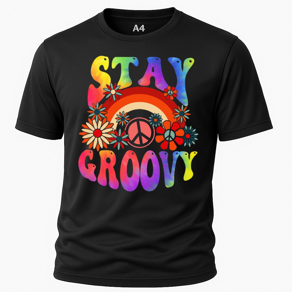 Peace Sign Love Tie Dye Hippie Halloween Costume Cooling Performance Crew T-Shirt