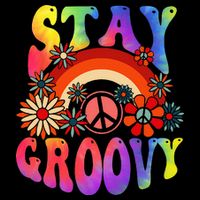 Peace Sign Love Tie Dye Hippie Halloween Costume Cooling Performance Crew T-Shirt