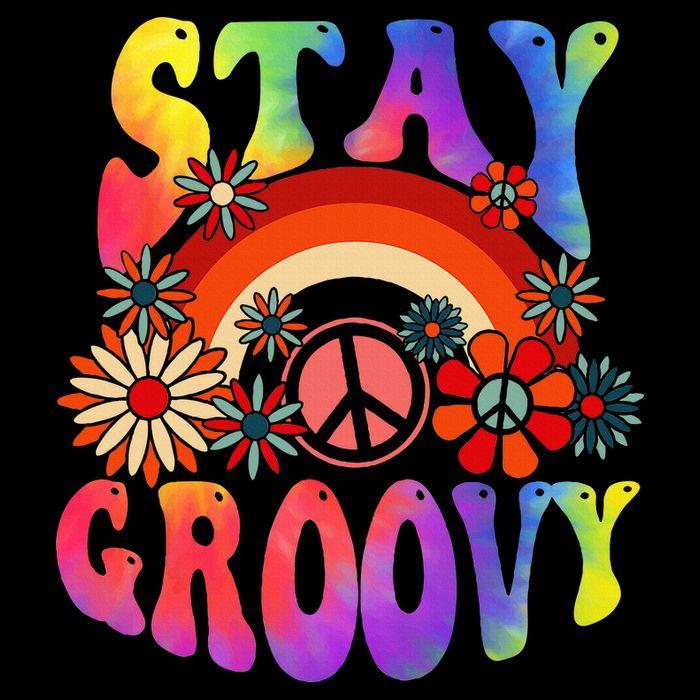 Peace Sign Love Tie Dye Hippie Halloween Costume Cooling Performance Crew T-Shirt