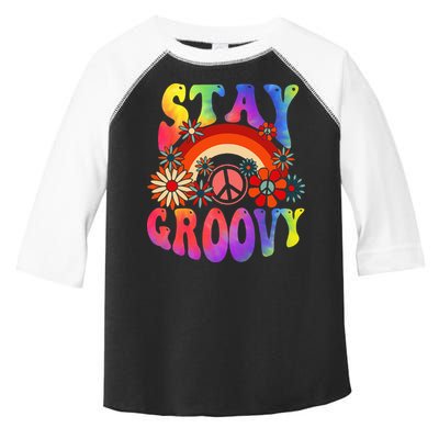 Peace Sign Love Tie Dye Hippie Halloween Costume Toddler Fine Jersey T-Shirt