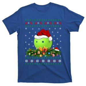 Pickleball Sports Lover Xmas Santa Ugly Pickleball Christmas Meaningful Gift T-Shirt