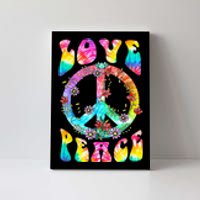 PEACE SIGN LOVE 60s 70s Tie Dye Hippie Costume Canvas