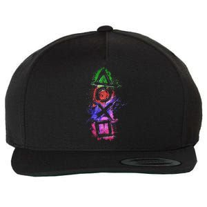 Playstation Symbol Logo Wool Snapback Cap