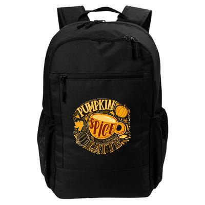 Pumpkin Spice Latte Emblem Sign Backpack