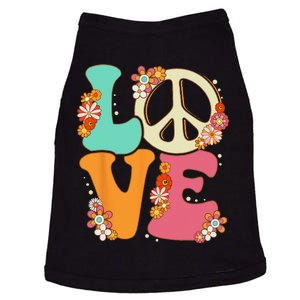 Peace Sign Love 60s 70s Costume Groovy Hippie Theme Party Doggie Tank