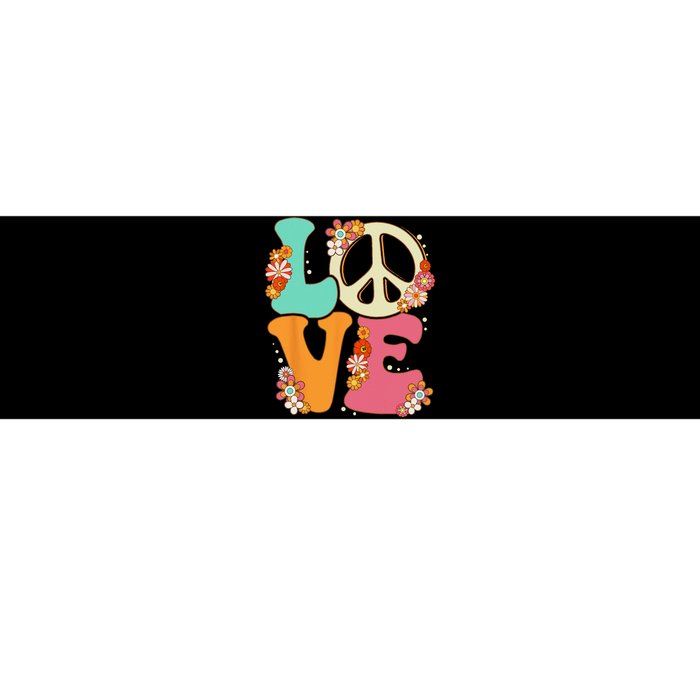 Peace Sign Love 60s 70s Costume Groovy Hippie Theme Party Bumper Sticker