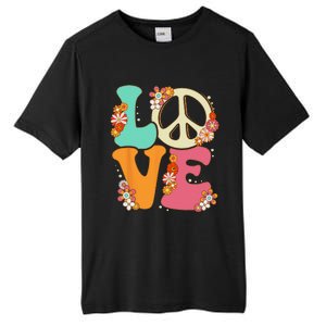 Peace Sign Love 60s 70s Costume Groovy Hippie Theme Party Tall Fusion ChromaSoft Performance T-Shirt