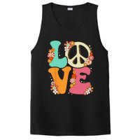 Peace Sign Love 60s 70s Costume Groovy Hippie Theme Party PosiCharge Competitor Tank