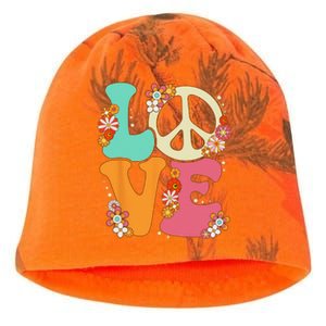 Peace Sign Love 60s 70s Costume Groovy Hippie Theme Party Kati - Camo Knit Beanie