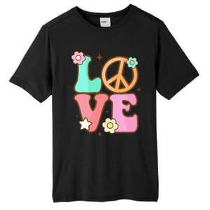 Peace Sign Love 60s 70s Costume Groovy Hippie Theme Party Tall Fusion ChromaSoft Performance T-Shirt