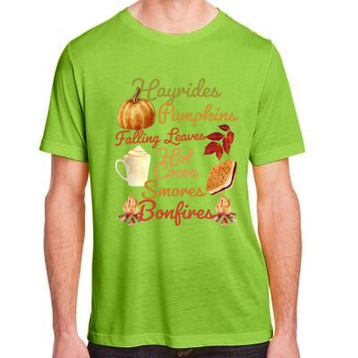 Pumpkin Spice Latte Halloween Fall Coffee Horror Movie Lover Gift Adult ChromaSoft Performance T-Shirt