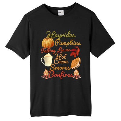 Pumpkin Spice Latte Halloween Fall Coffee Horror Movie Lover Gift Tall Fusion ChromaSoft Performance T-Shirt