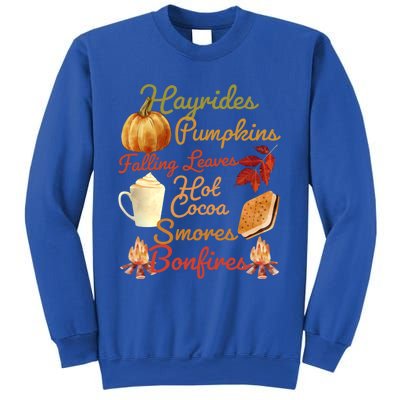 Pumpkin Spice Latte Halloween Fall Coffee Horror Movie Lover Gift Sweatshirt