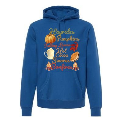 Pumpkin Spice Latte Halloween Fall Coffee Horror Movie Lover Gift Premium Hoodie