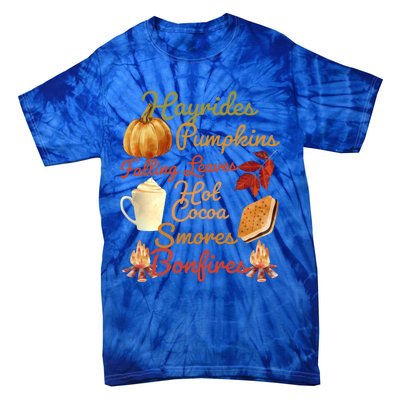 Pumpkin Spice Latte Halloween Fall Coffee Horror Movie Lover Gift Tie-Dye T-Shirt