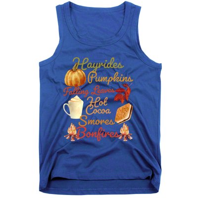 Pumpkin Spice Latte Halloween Fall Coffee Horror Movie Lover Gift Tank Top