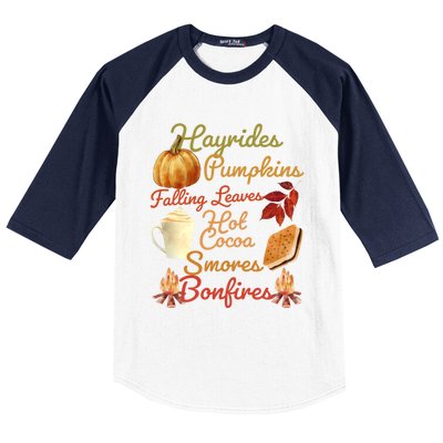 Pumpkin Spice Latte Halloween Fall Coffee Horror Movie Lover Gift Baseball Sleeve Shirt