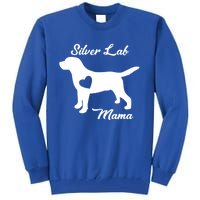 Proud Silver Lab Mama Mom Labrador Retriever Funny Gift Tall Sweatshirt