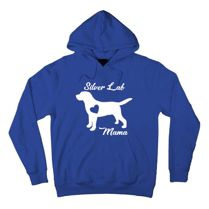 Proud Silver Lab Mama Mom Labrador Retriever Funny Gift Tall Hoodie