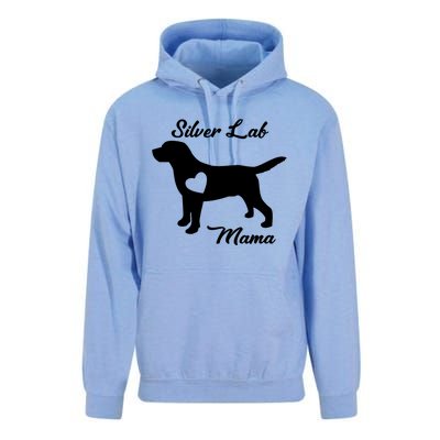 Proud Silver Lab Mama Mom Labrador Retriever Funny Gift Unisex Surf Hoodie